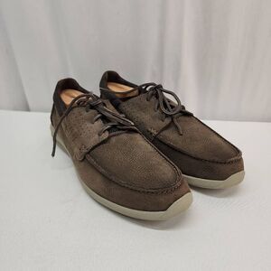Clarks Men's Size 13 Gorwin Moc Sneaker Suede Comfort R